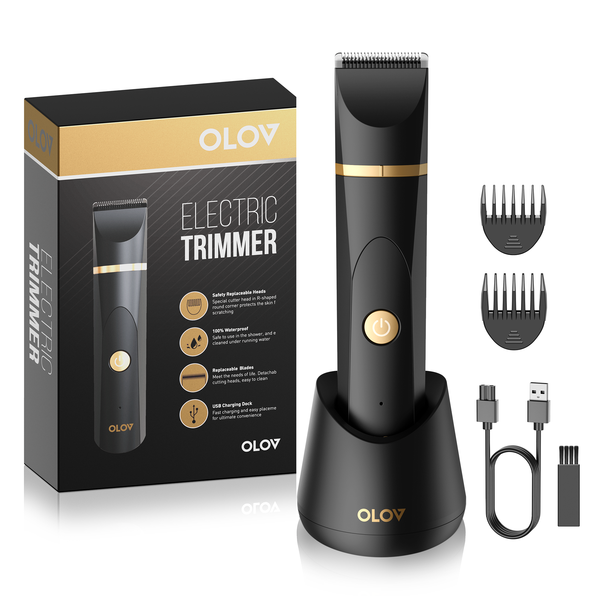 OLOV® G10Pro Body & Groin Hair Trimmer