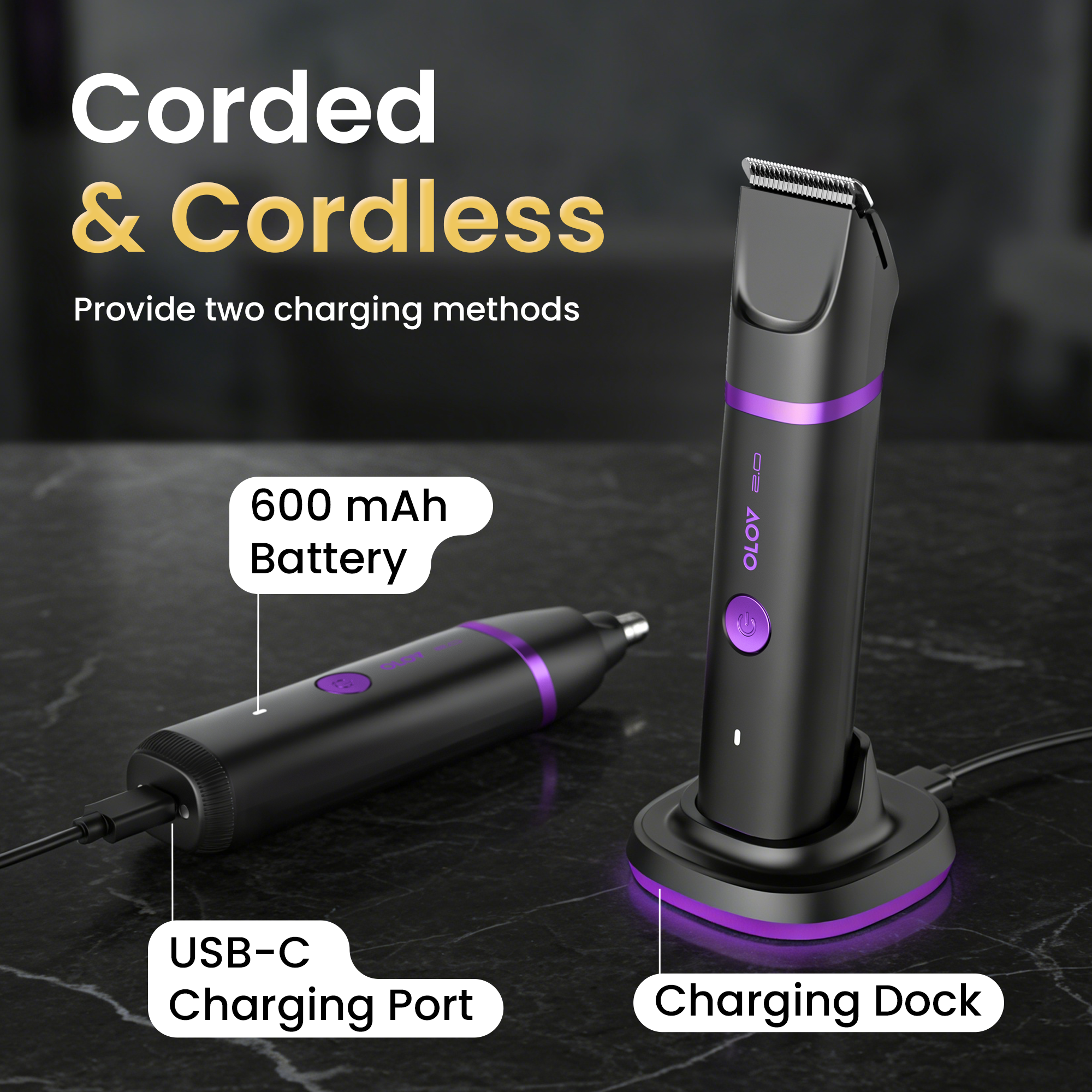 OLOV® 2.0 Groin & Body Hair Trimmer for Men