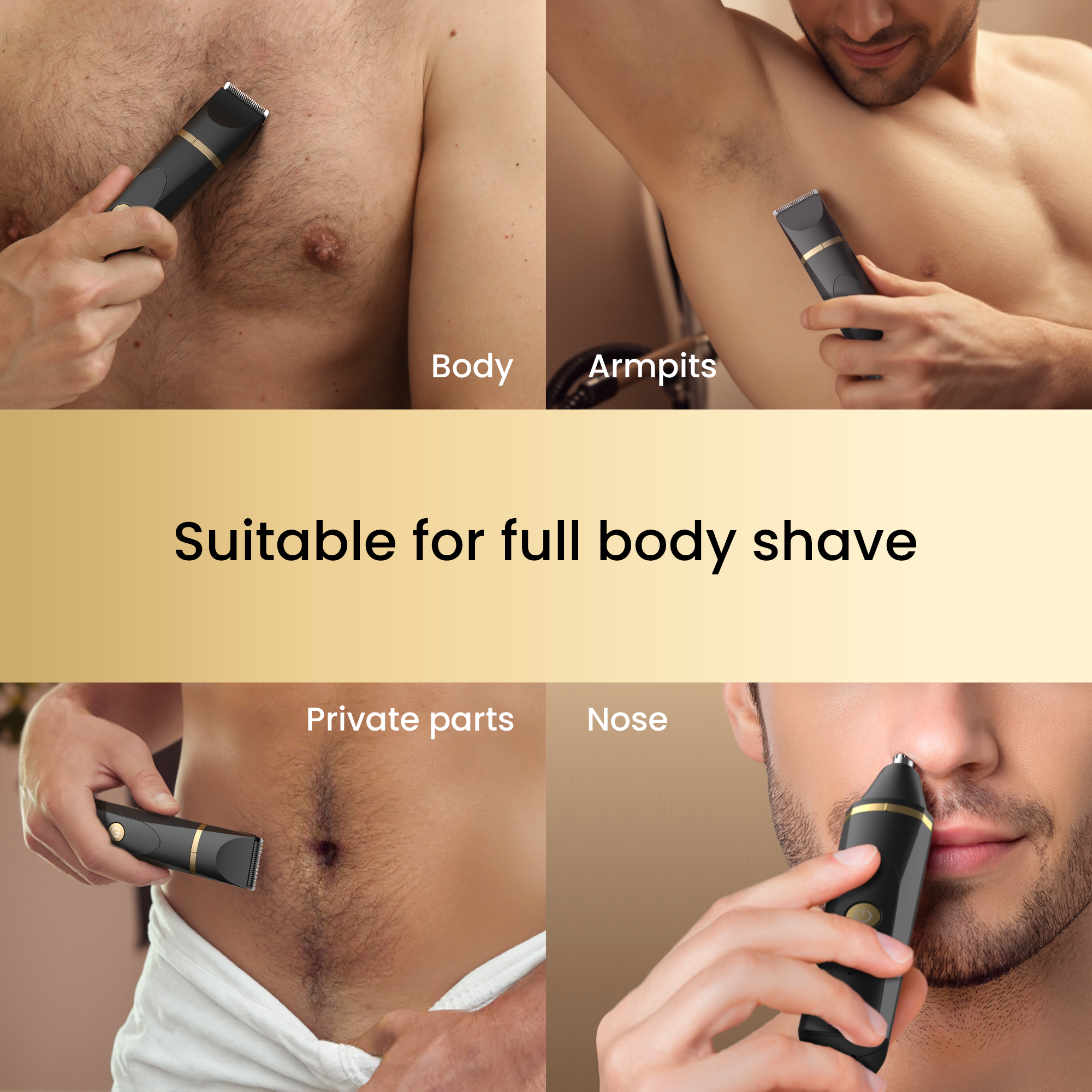 OLOV® G10Pro Body & Groin Hair Trimmer