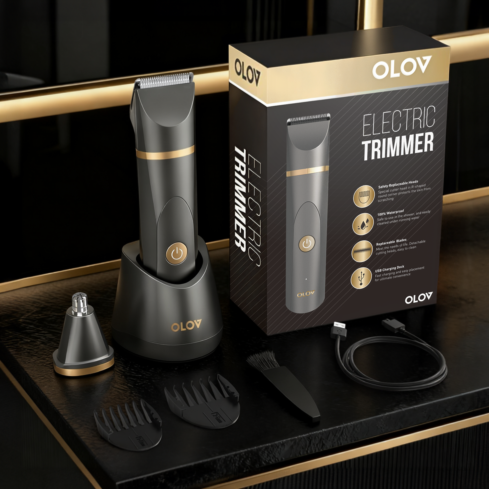 OLOV® G10Pro Body & Groin Hair Trimmer