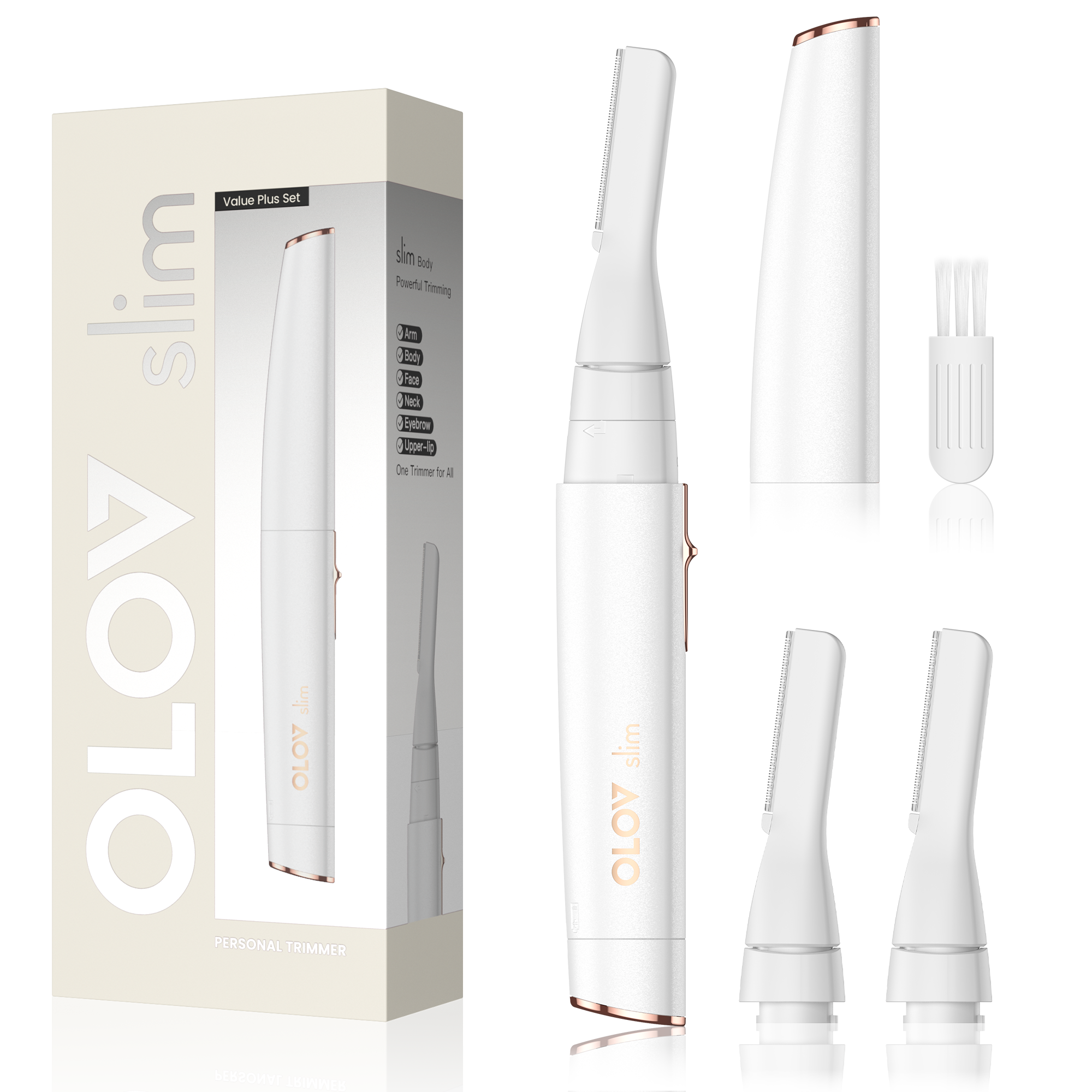 OLOV® Women Facial Hair Removal , Painless Eyebrow Trimmer