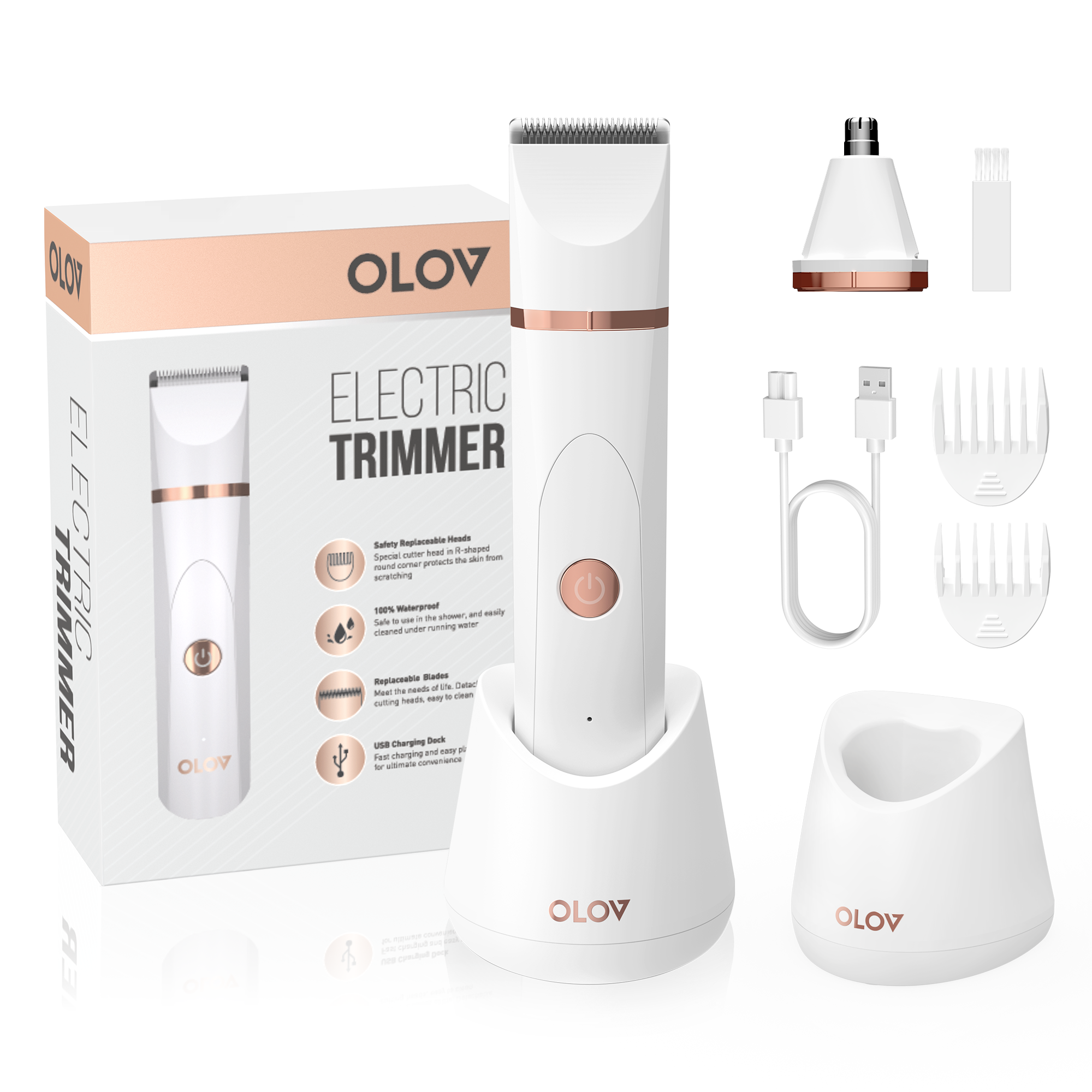 OLOV® G10Pro Body & Groin Hair Trimmer