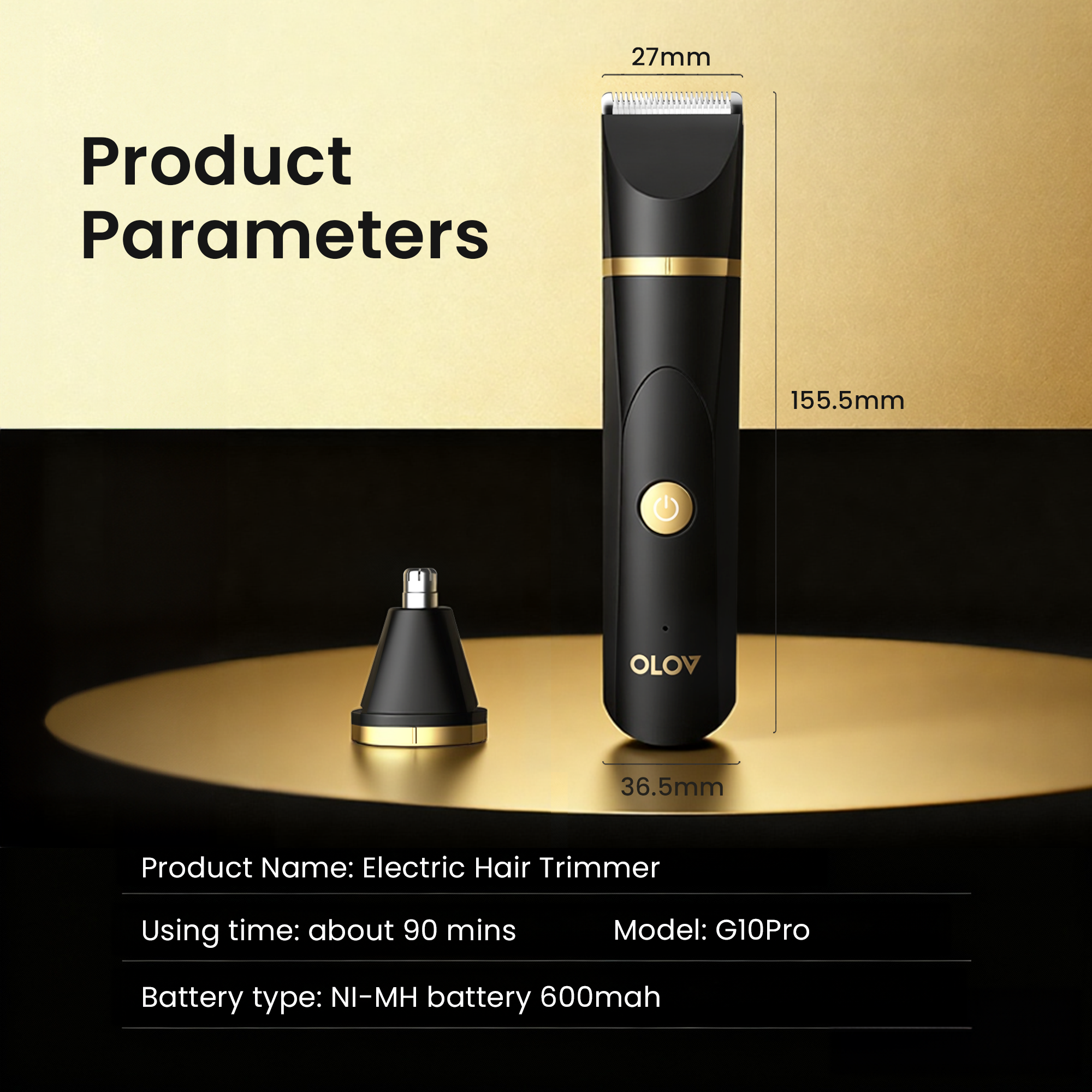OLOV® Body & Groin Hair Trimmer