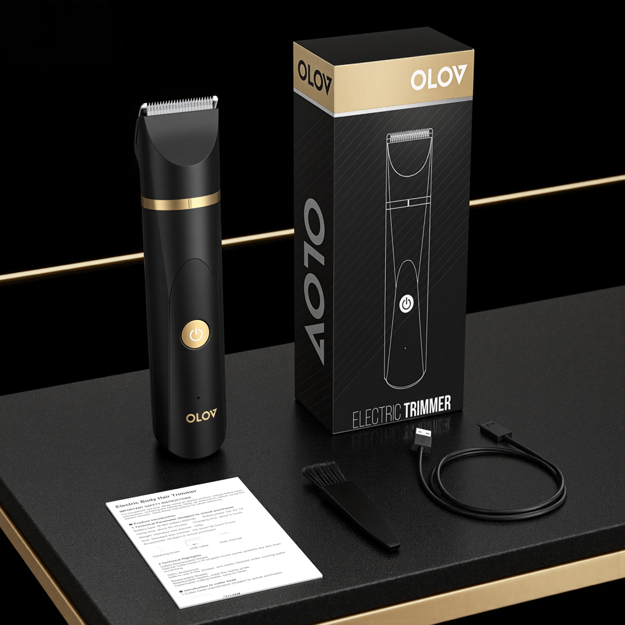 OLOV® G10Pro Body & Groin Hair Trimmer