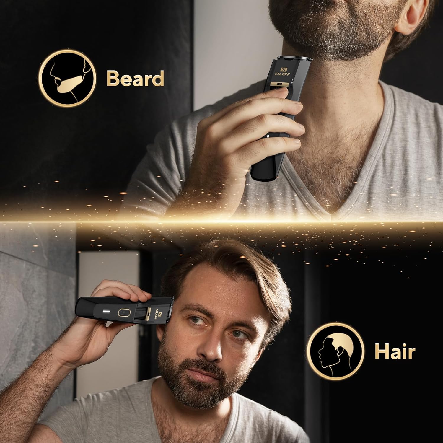 OLOV-X The Beard Hedger Premium Men's Beard Trimmer