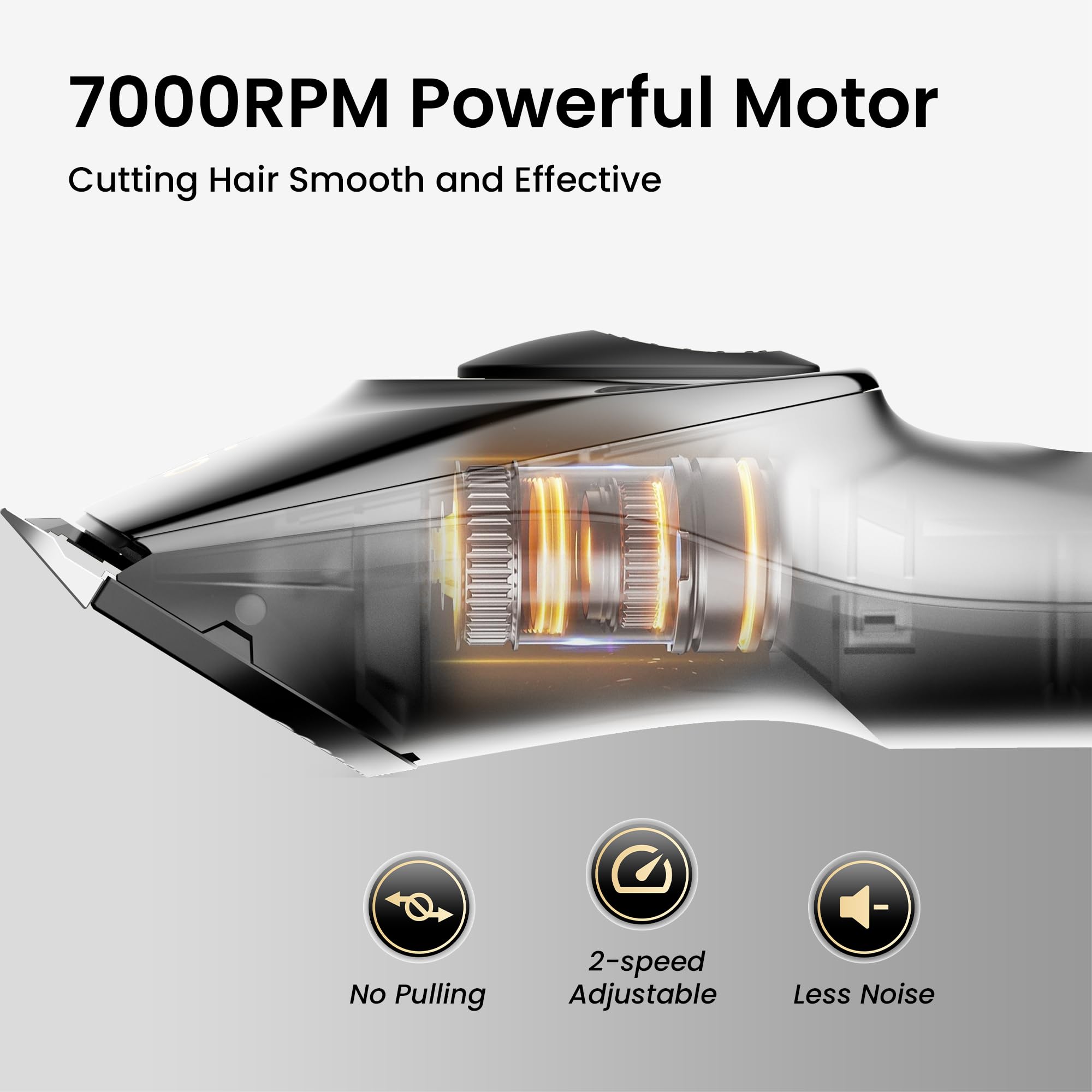 OLOV Cordless Rechargeable Hair Clipper & Trimmer