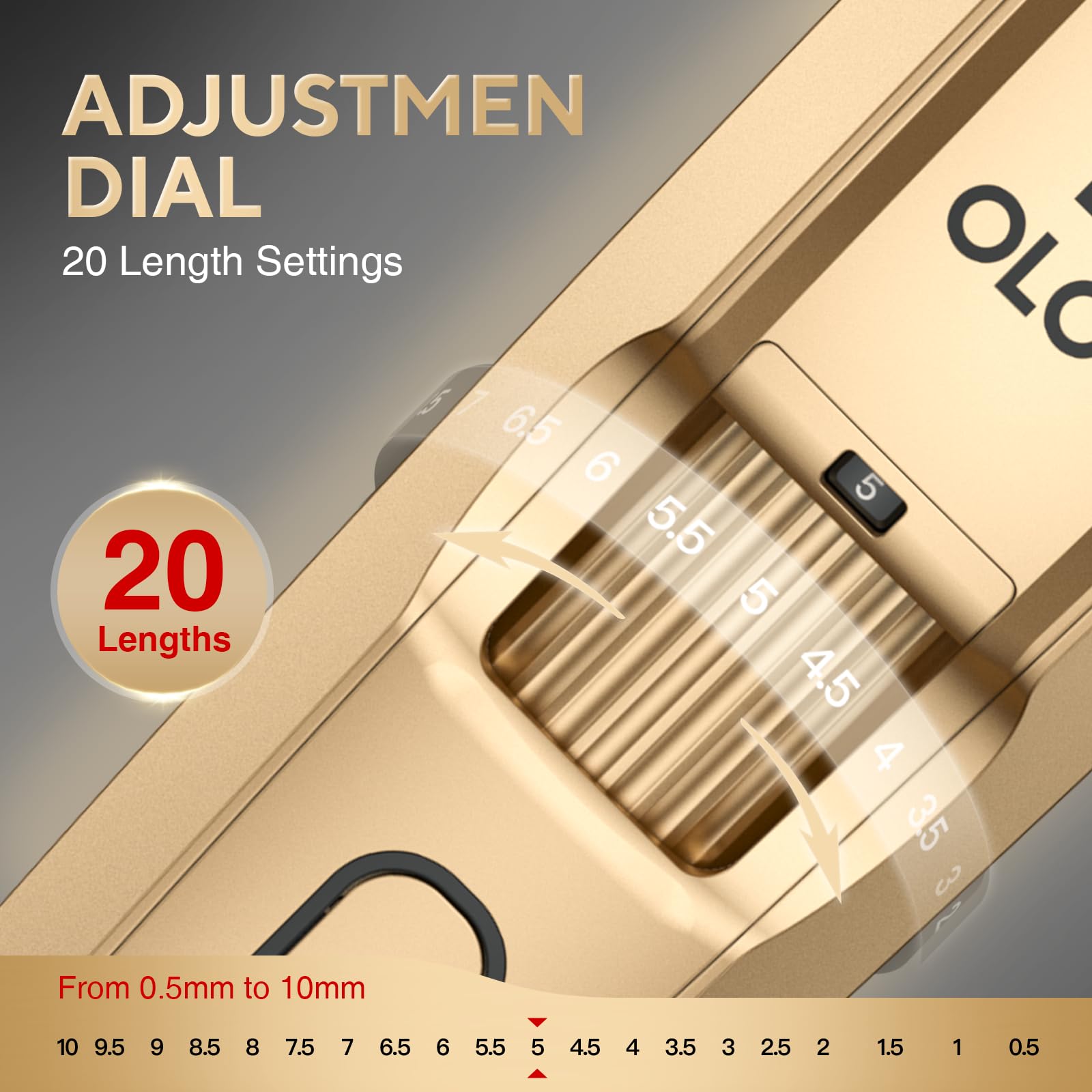 OLOV-X The Beard Hedger Premium Men's Beard Trimmer