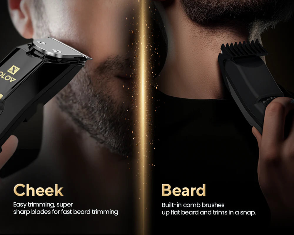 OLOV-X The Beard Hedger Premium Men's Beard Trimmer