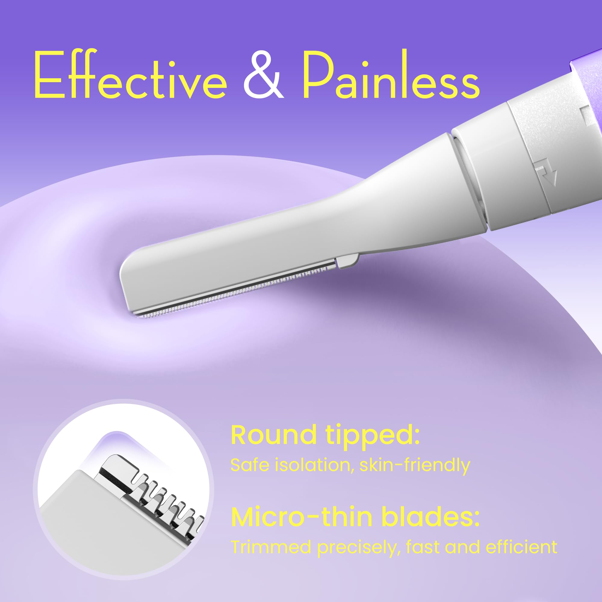OLOV® Women Facial Hair Removal , Painless Eyebrow Trimmer
